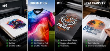 POD Printing Methods Compared: Which One Is Right for Your Custom Products?