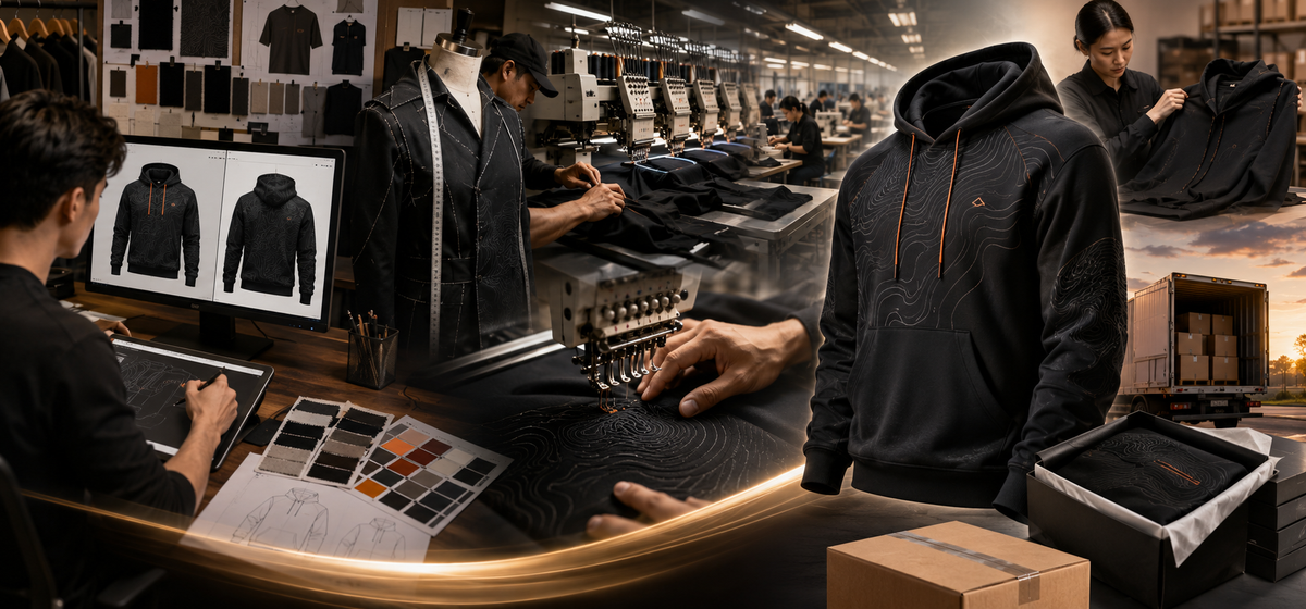 From Mockup to Finished Product: The Full Custom Apparel Production Process