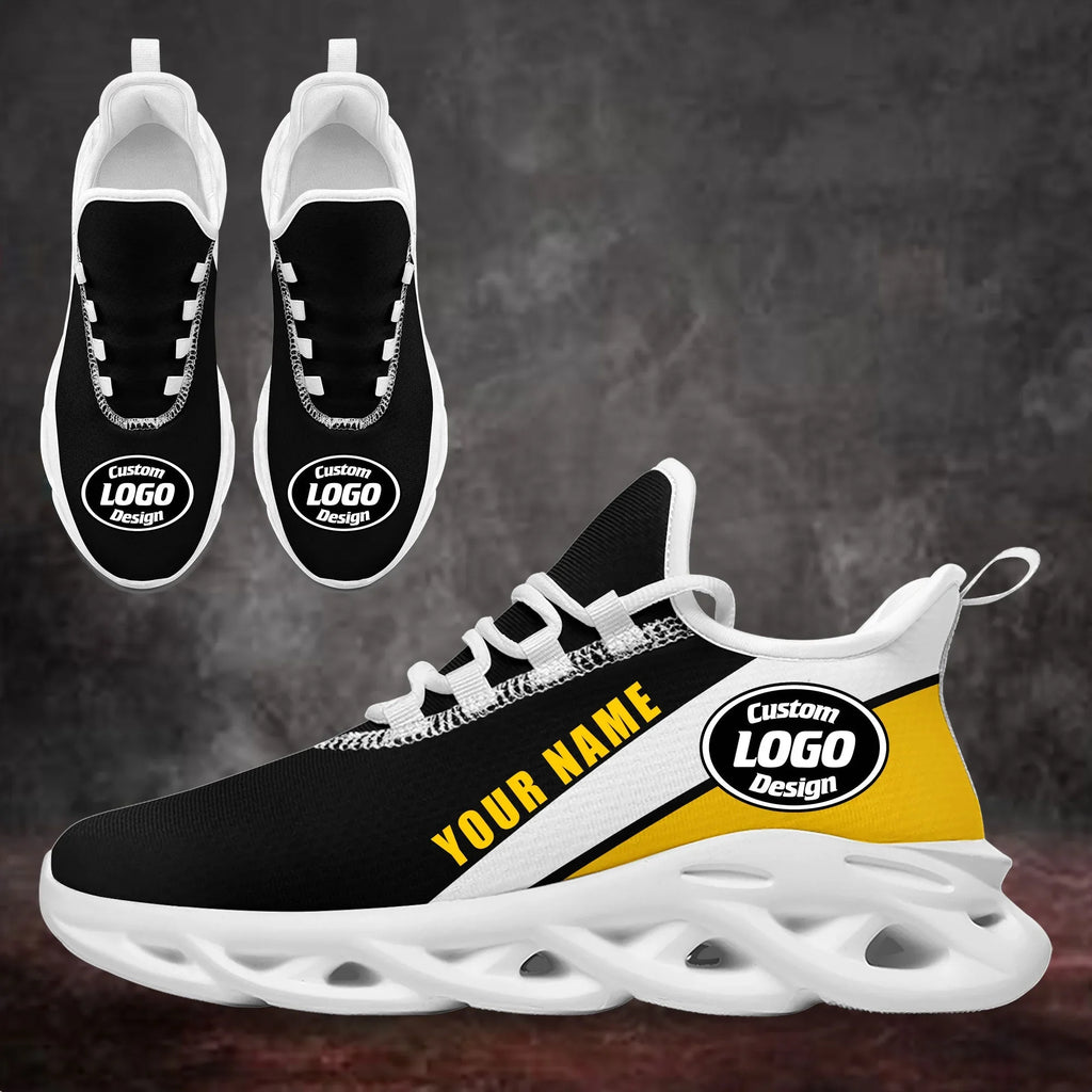 Custom Black Yellow Jersey MaxSoul Shoes and Hat Combo Offer Personalized ZH-bd0b007e-b - Coolcustomize