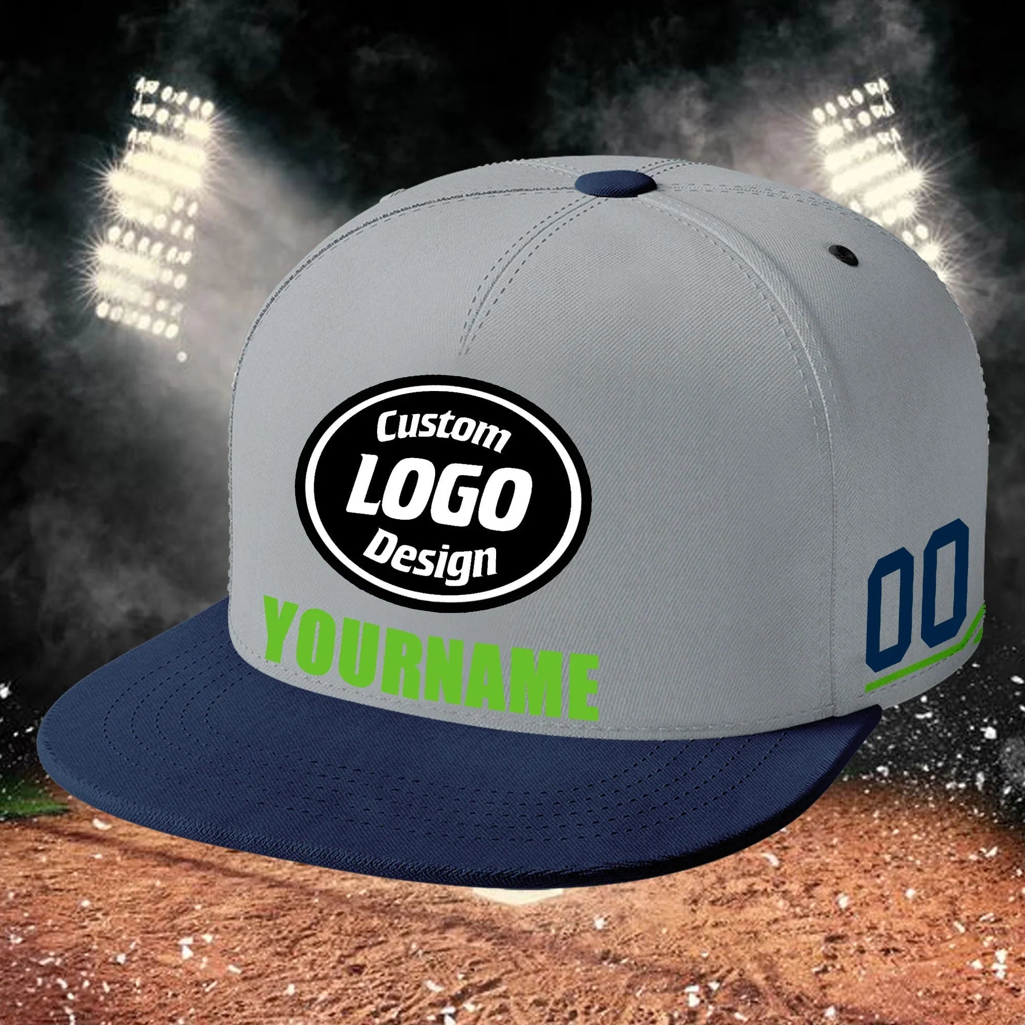 Custom Grey Blue Jersey MaxSoul Shoes and Hat Combo Offer Personalized ZH-bd0b007e-ac - Coolcustomize