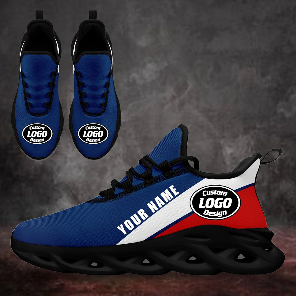 Custom Blue Red Jersey MaxSoul Shoes and Hat Combo Offer Personalized ZH-bd0b007e-f - Coolcustomize