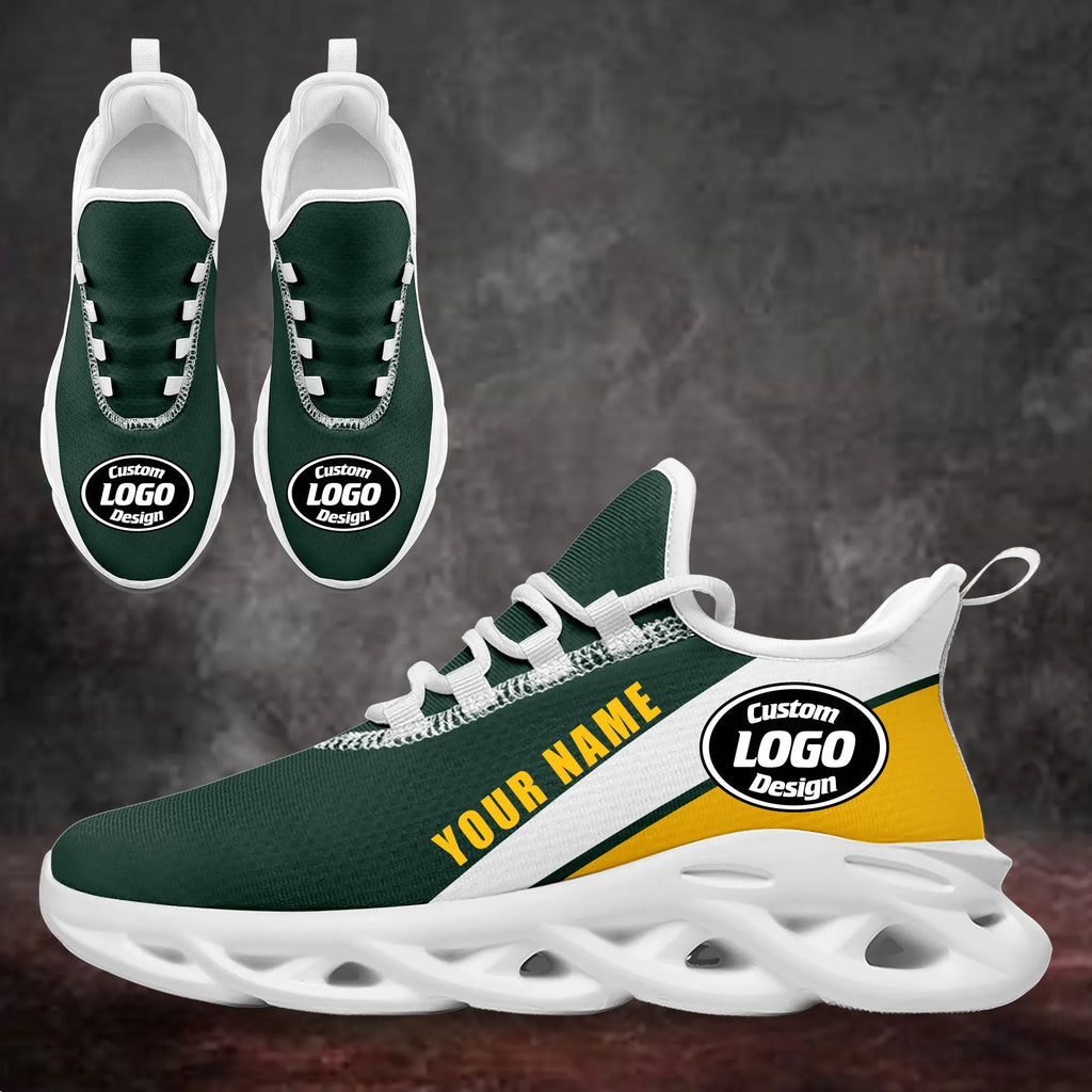 Custom Green Yellow Jersey MaxSoul Shoes and Hat Combo Offer Personalized ZH-bd0b007e-ab - Coolcustomize