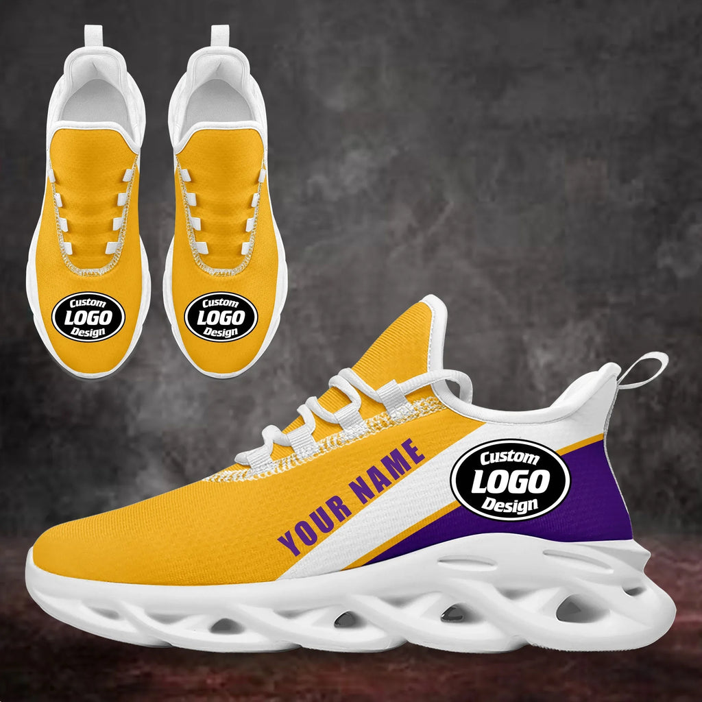 Custom Yellow Purple Jersey MaxSoul Shoes and Hat Combo Offer Personalized ZH-bd0b007e-7 - Coolcustomize