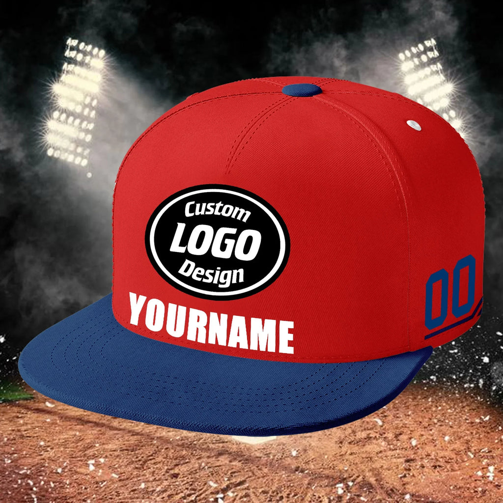 Custom Red Blue Jersey MaxSoul Shoes and Hat Combo Offer Personalized ZH-bd0b007e-e - Coolcustomize