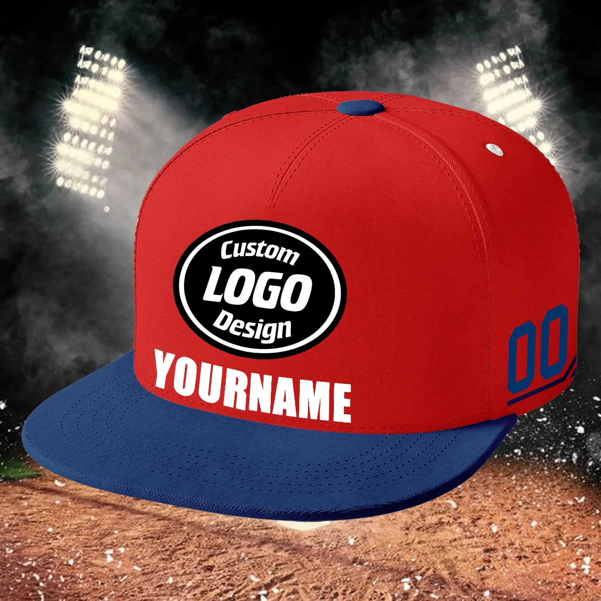 Custom Red Blue Jersey MaxSoul Shoes and Hat Combo Offer Personalized ZH-bd0b007e-e - Coolcustomize