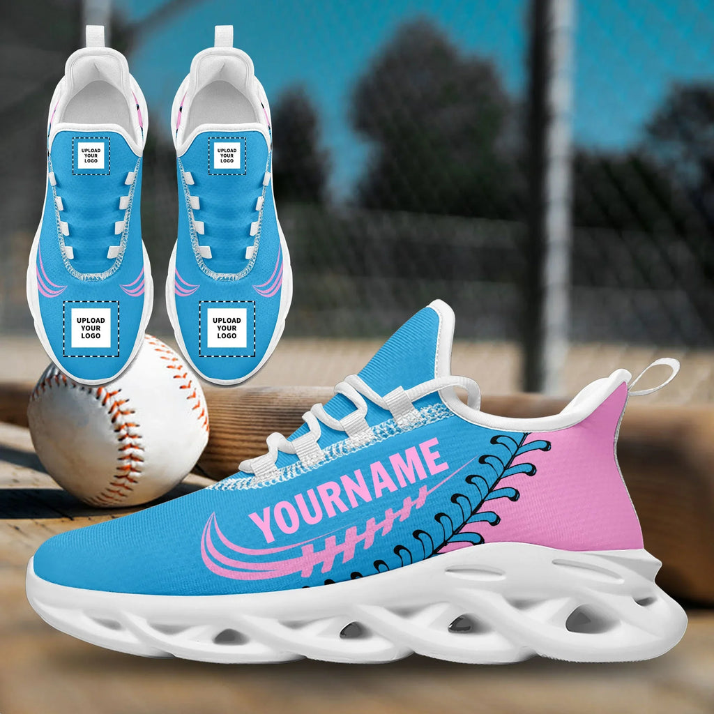 Custom Blue Jersey MaxSoul Shoes and Hat Combo Offer Personalized ZH-bd0b00e0-cd - Coolcustomize