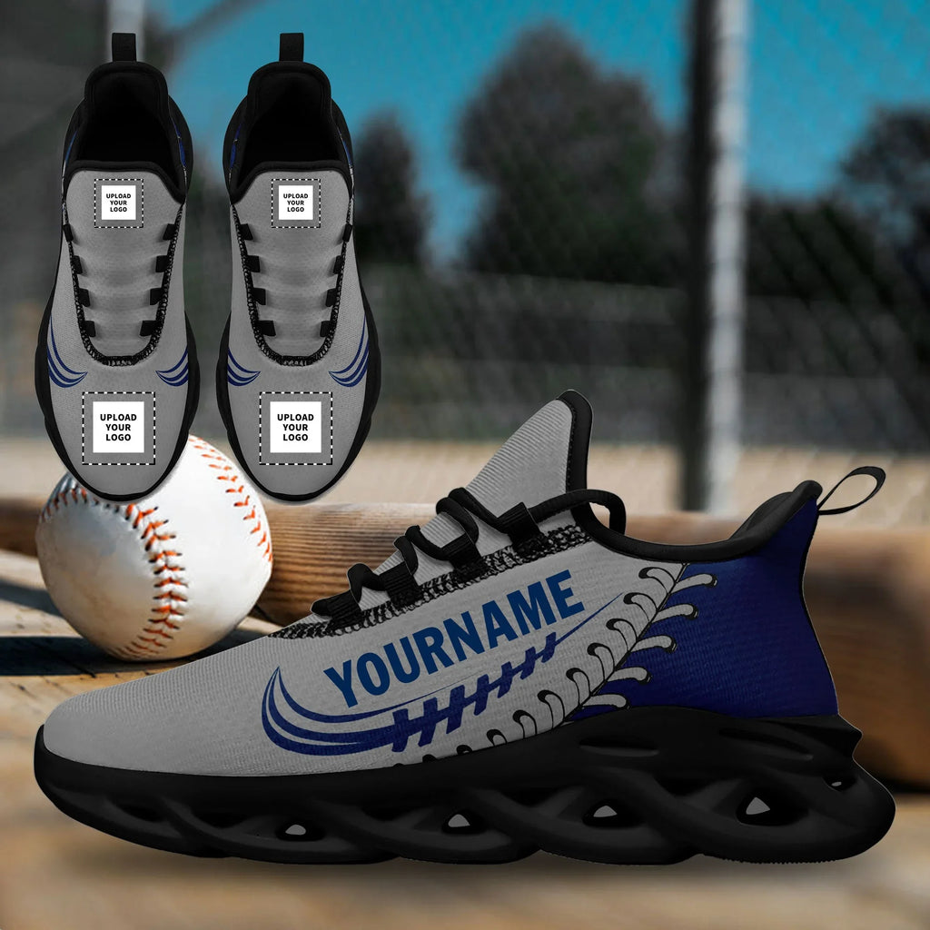 Custom Grey Jersey MaxSoul Shoes and Hat Combo Offer Personalized ZH-bd0b00e0-ac - Coolcustomize