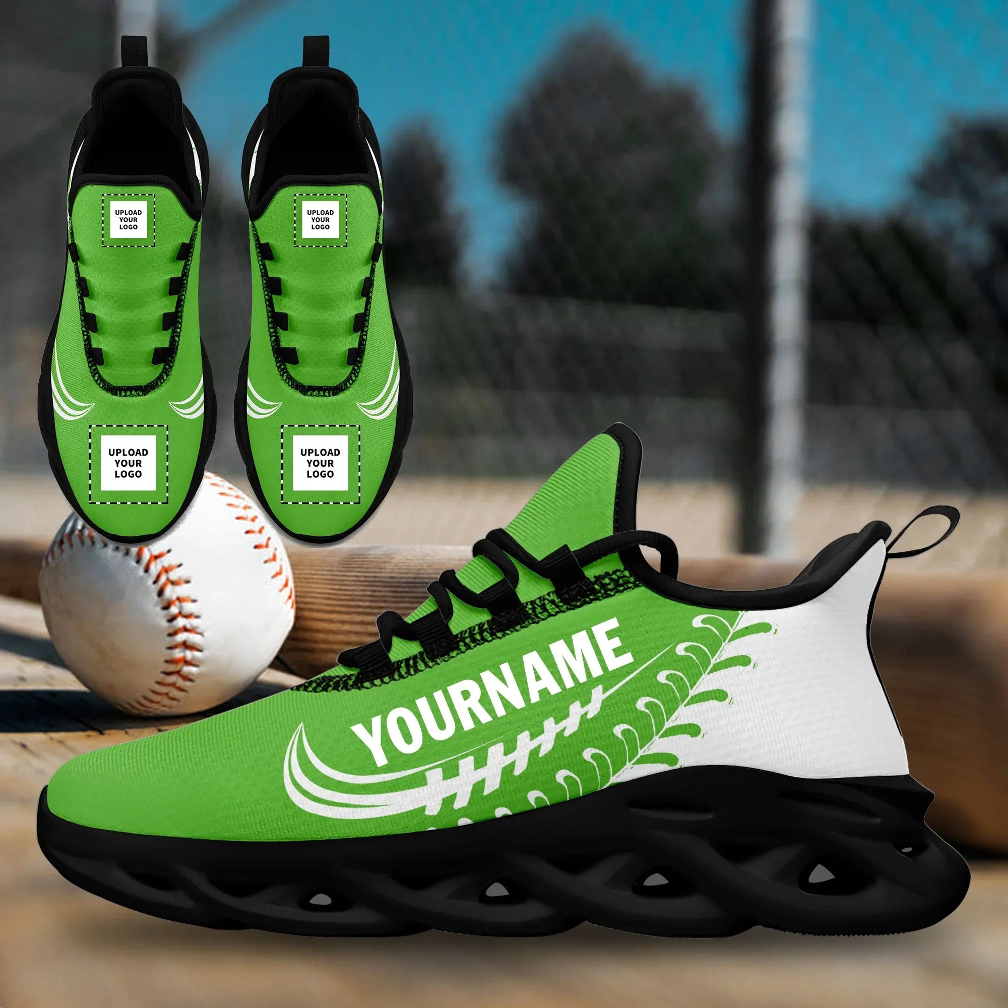 Custom Green Jersey MaxSoul Shoes and Hat Combo Offer Personalized ZH-bd0b00e0-be - Coolcustomize