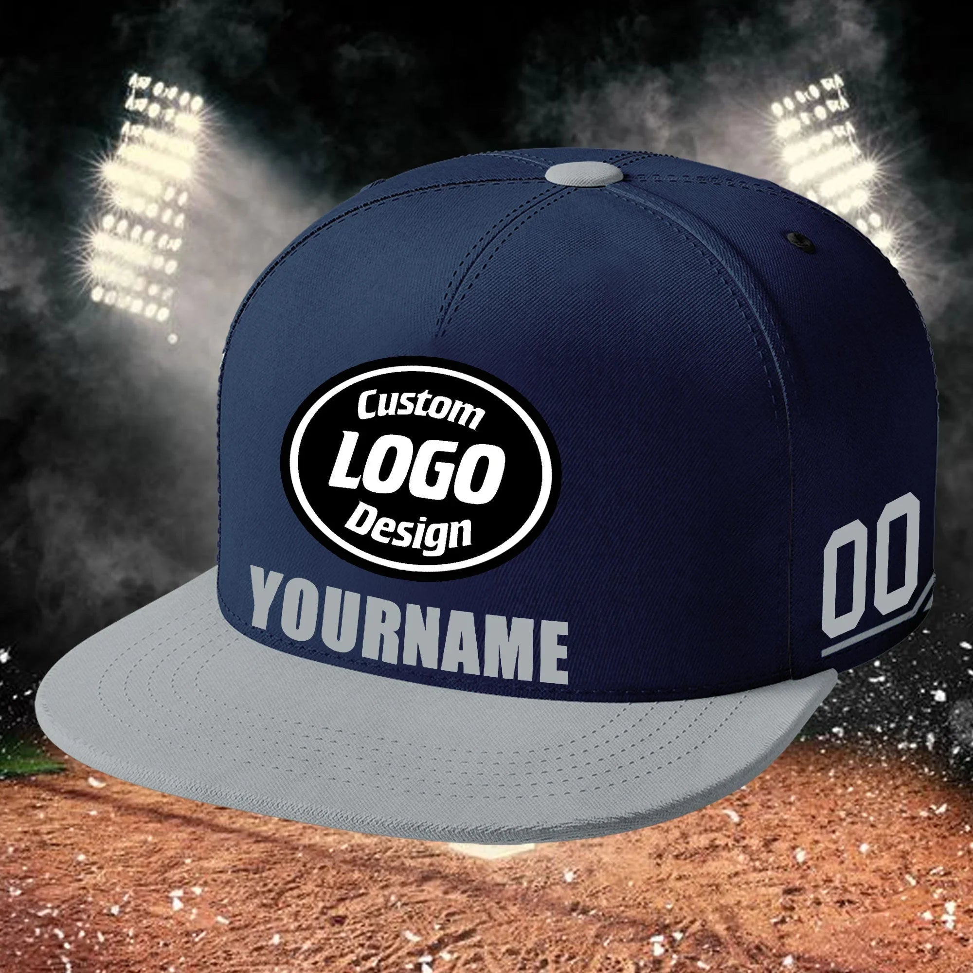 Custom Blue Grey Jersey MaxSoul Shoes and Hat Combo Offer Personalized ZH-bd0b007e-ad - Coolcustomize