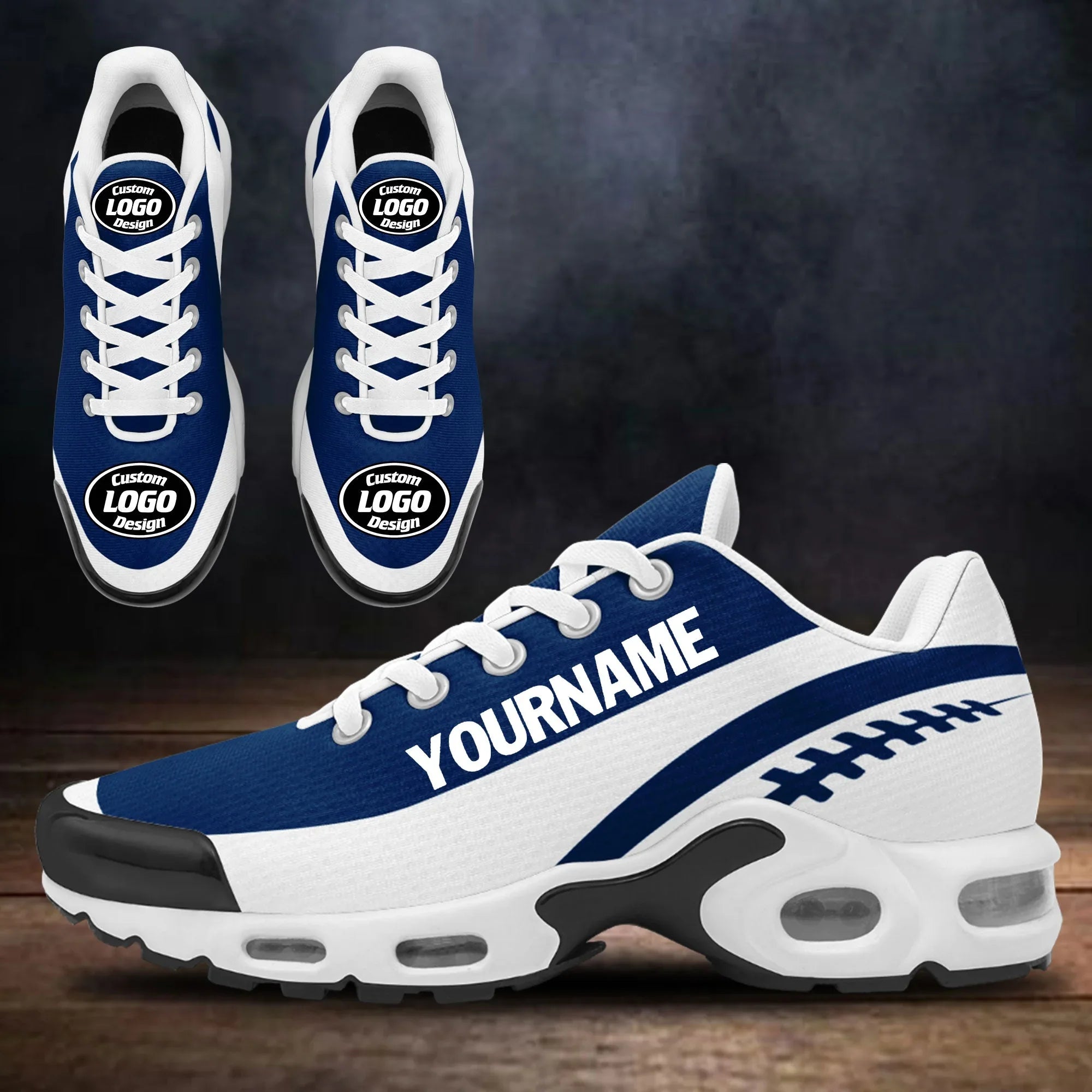 Custom Blue White TN Shoes Personalized Sneakers TN-D020077-14 - Coolcustomize