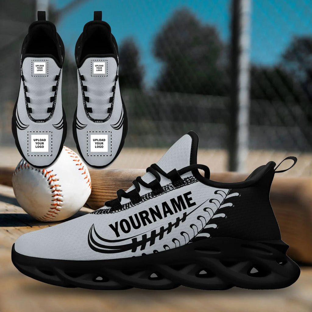 Custom Grey Jersey MaxSoul Shoes and Hat Combo Offer Personalized ZH-bd0b00e0-d - Coolcustomize