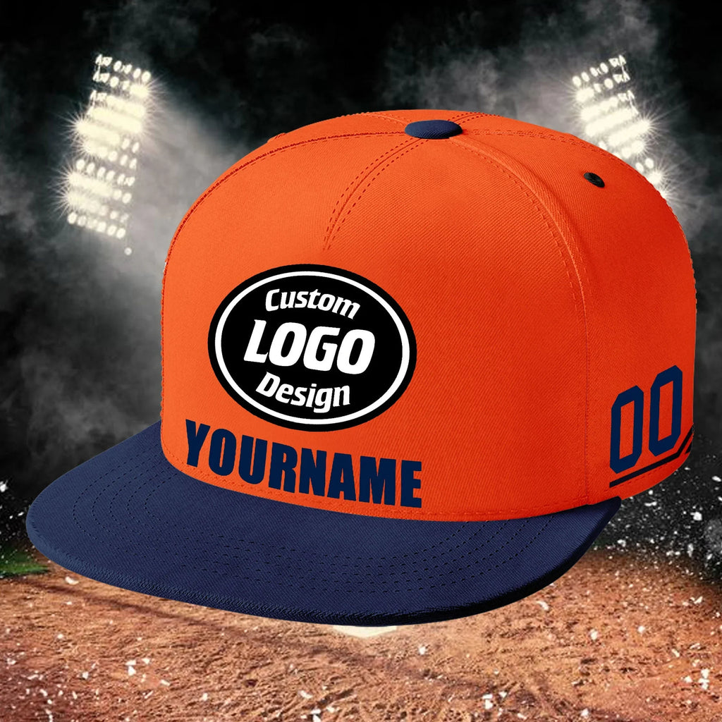 Custom Orange Blue Jersey MaxSoul Shoes and Hat Combo Offer Personalized ZH-bd0b007e-ae - Coolcustomize