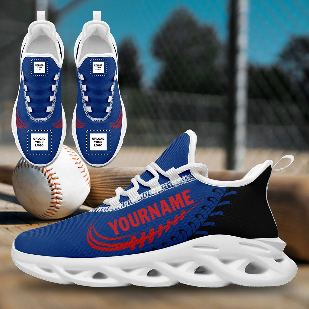 Custom Blue Jersey MaxSoul Shoes and Hat Combo Offer Personalized ZH-bd0b00e0-a0 - Coolcustomize