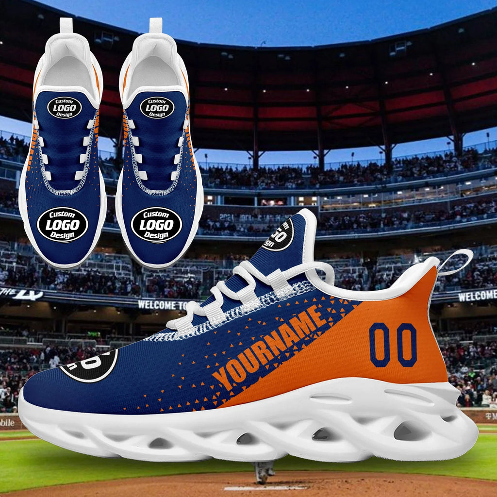Custom Blue Orange Jersey MaxSoul Shoes and Hat Combo Offer Personalized ZH-D0b0090-c - Coolcustomize