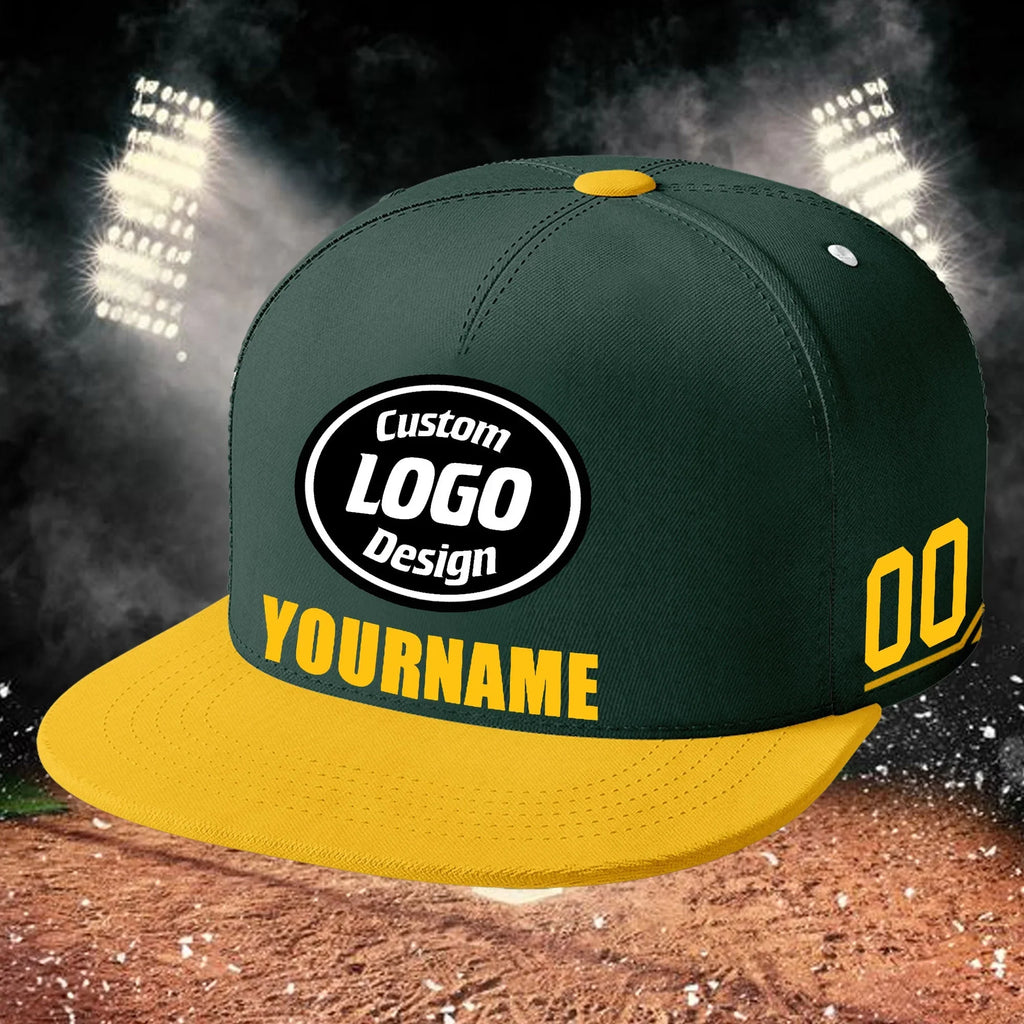 Custom Green Yellow Jersey MaxSoul Shoes and Hat Combo Offer Personalized ZH-bd0b007e-ab - Coolcustomize