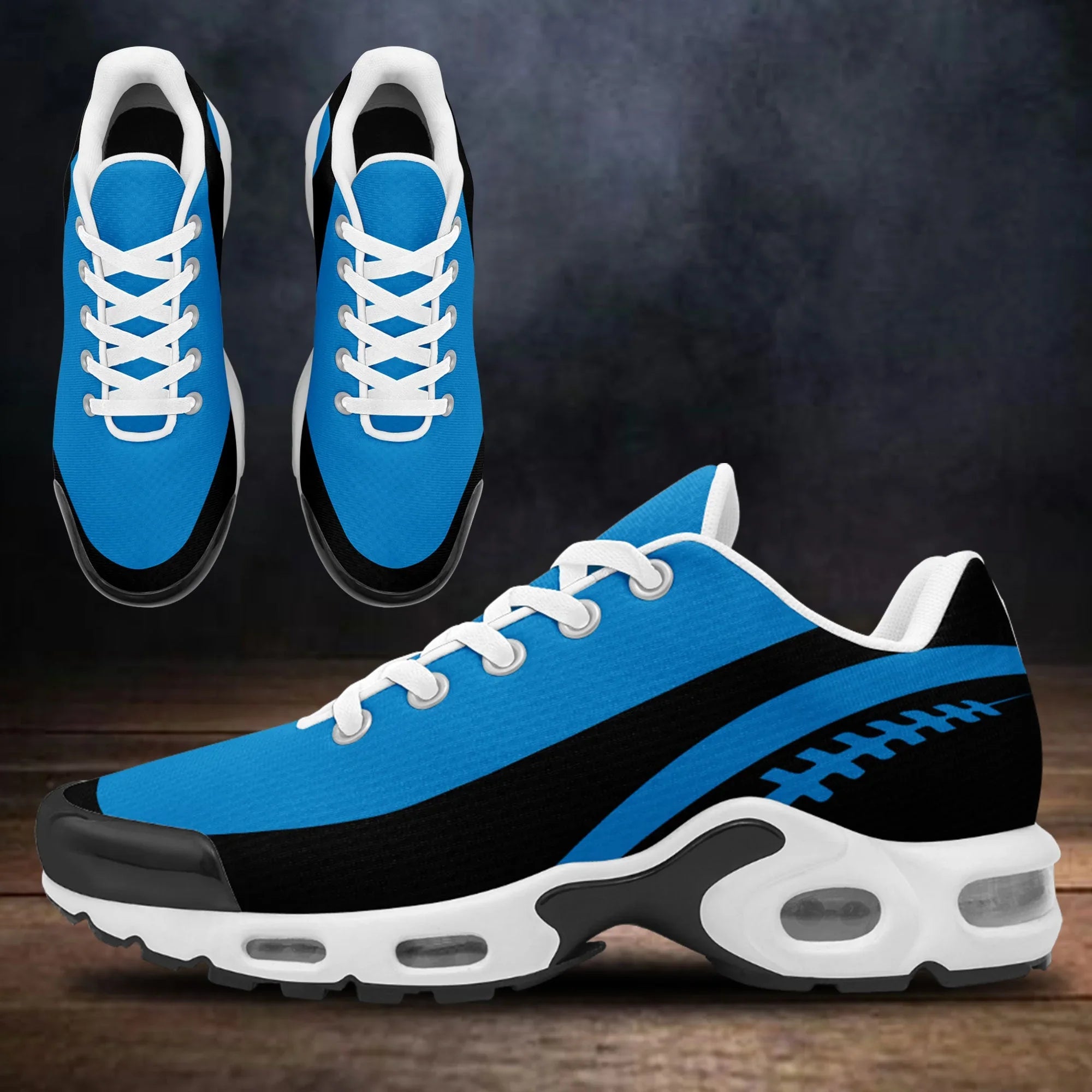 Custom Blue Black TN Shoes Personalized Sneakers TN-D020077-6 - Coolcustomize