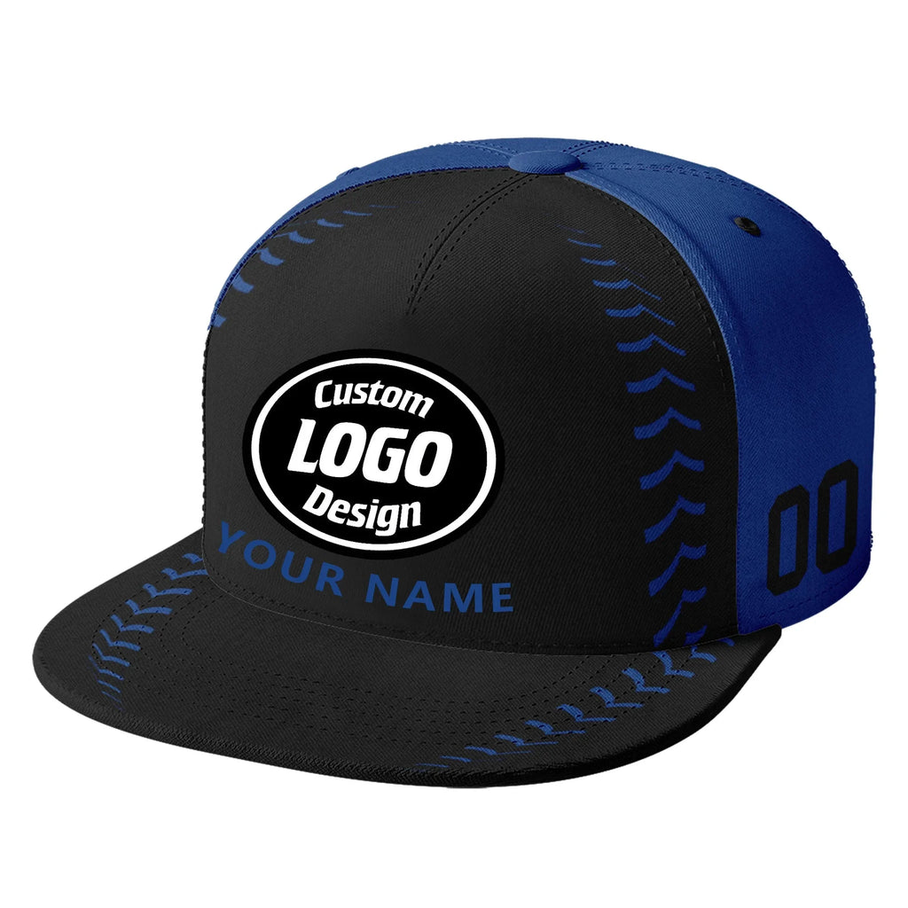 Custom Sport Design Hat Stitched Adjustable Snapback Personalized Baseball Cap PR067B-bd0b00d9-a0 - Coolcustomize