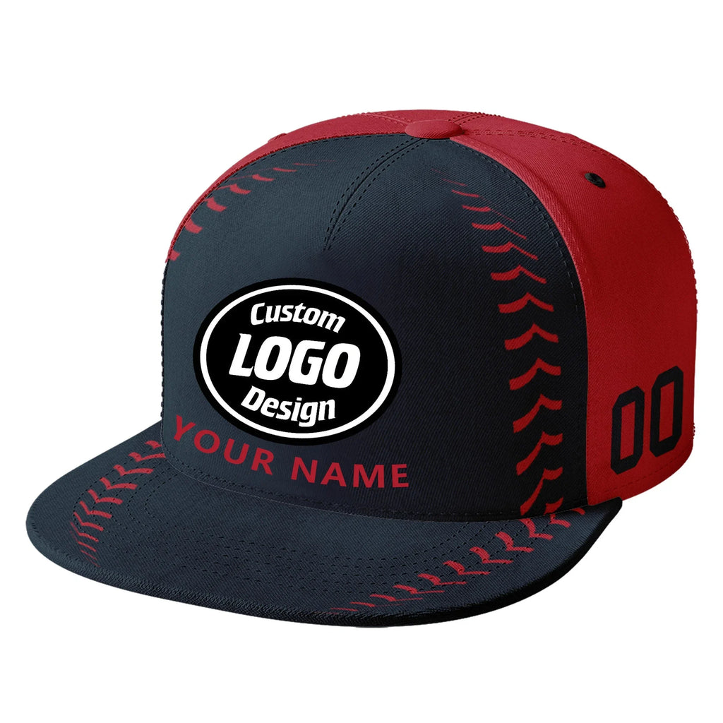 Custom Sport Design Hat Stitched Adjustable Snapback Personalized Baseball Cap PR067B-bd0b00d9-f - Coolcustomize