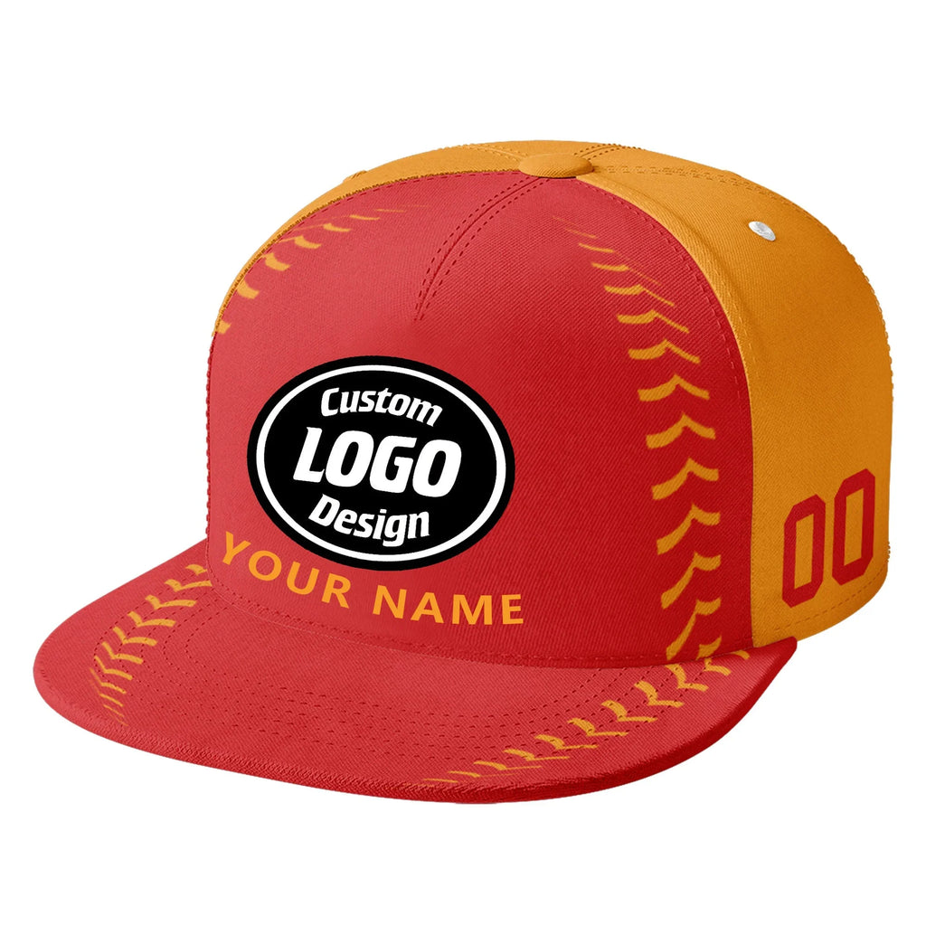 Custom Sport Design Hat Stitched Adjustable Snapback Personalized Baseball Cap PR067B-bd0b00d9-ad - Coolcustomize