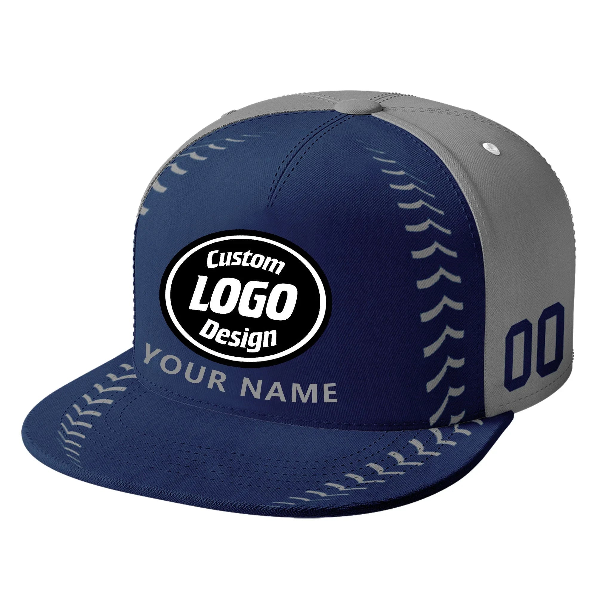 Custom Sport Design Hat Stitched Adjustable Snapback Personalized Baseball Cap PR067B-bd0b00d9-ac - Coolcustomize
