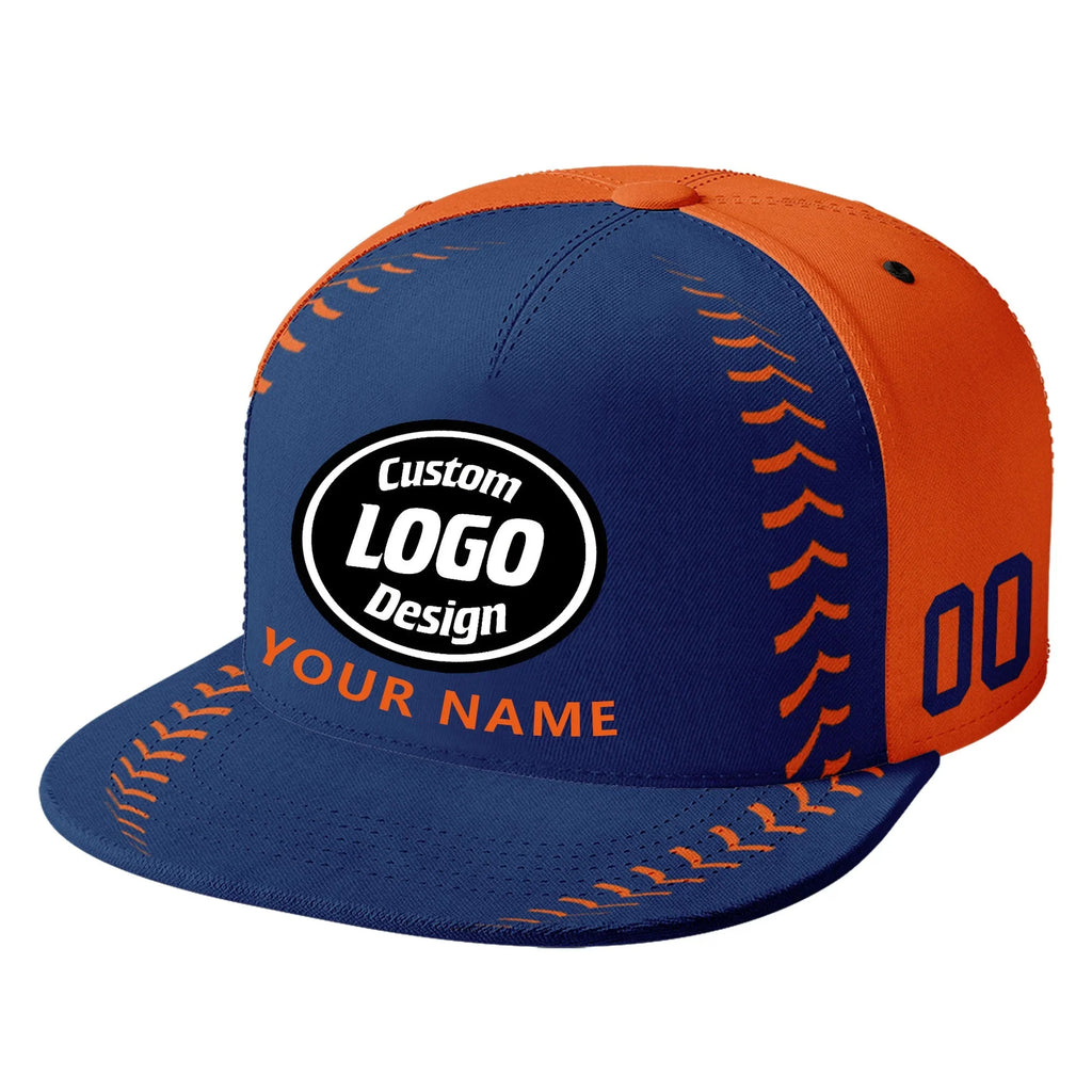 Custom Sport Design Hat Stitched Adjustable Snapback Personalized Baseball Cap PR067B-bd0b00d9-a - Coolcustomize