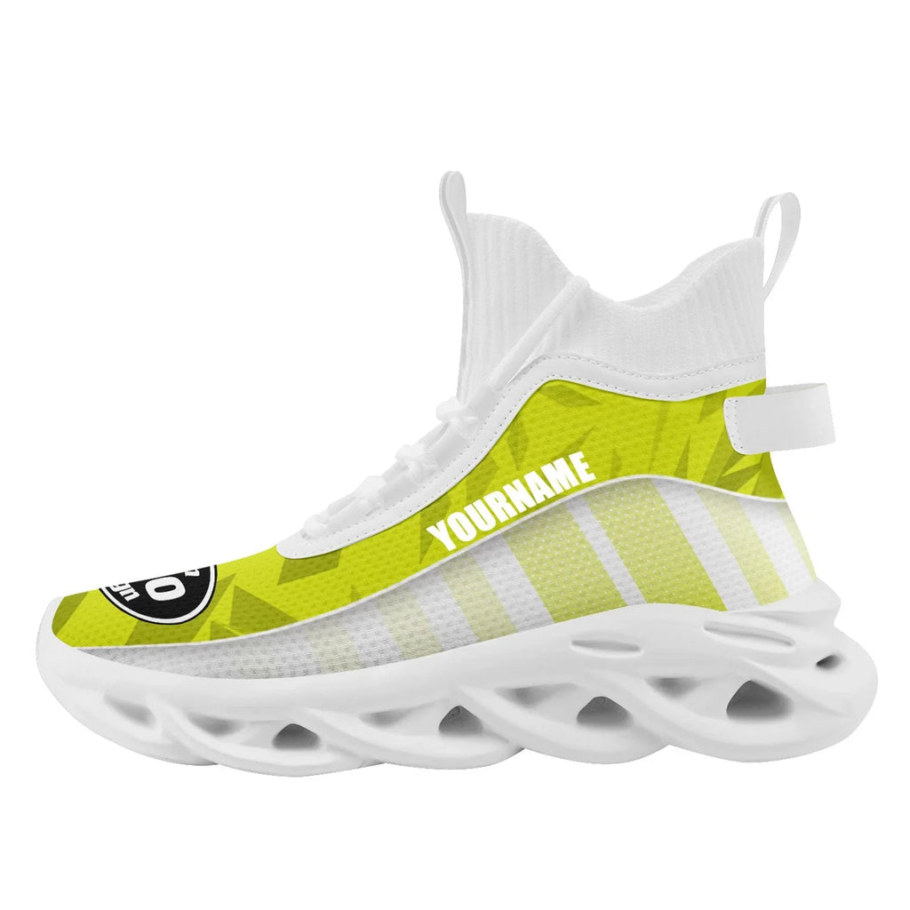 Custom Green White Jersey MaxSoul Shoes and Hat Combo Offer Personalized Combo ZH-D020234-8 - Coolcustomize