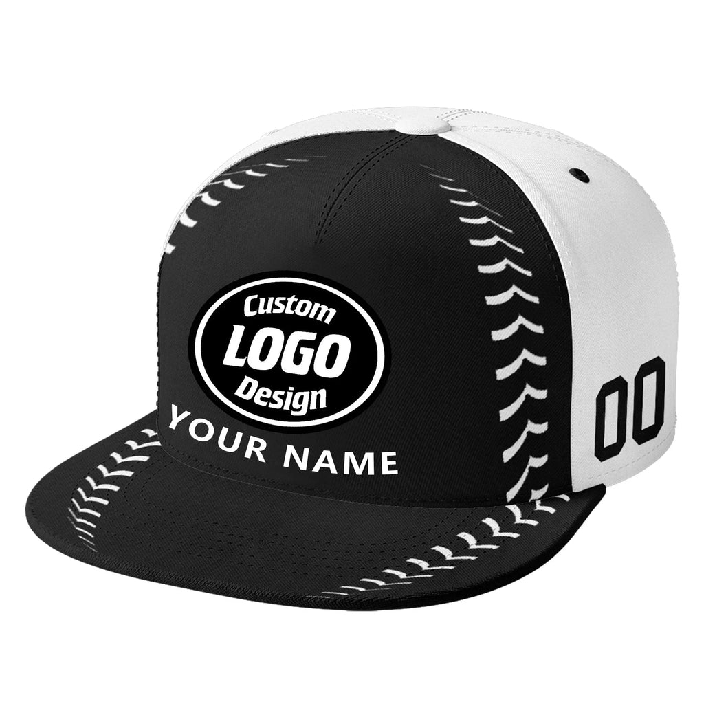 Custom Sport Design Hat Stitched Adjustable Snapback Personalized Baseball Cap PR067B-bd0b00d9-bf - Coolcustomize