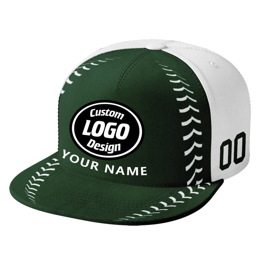 Custom Sport Design Hat Stitched Adjustable Snapback Personalized Baseball Cap PR067B-bd0b00d9-a7 - Coolcustomize