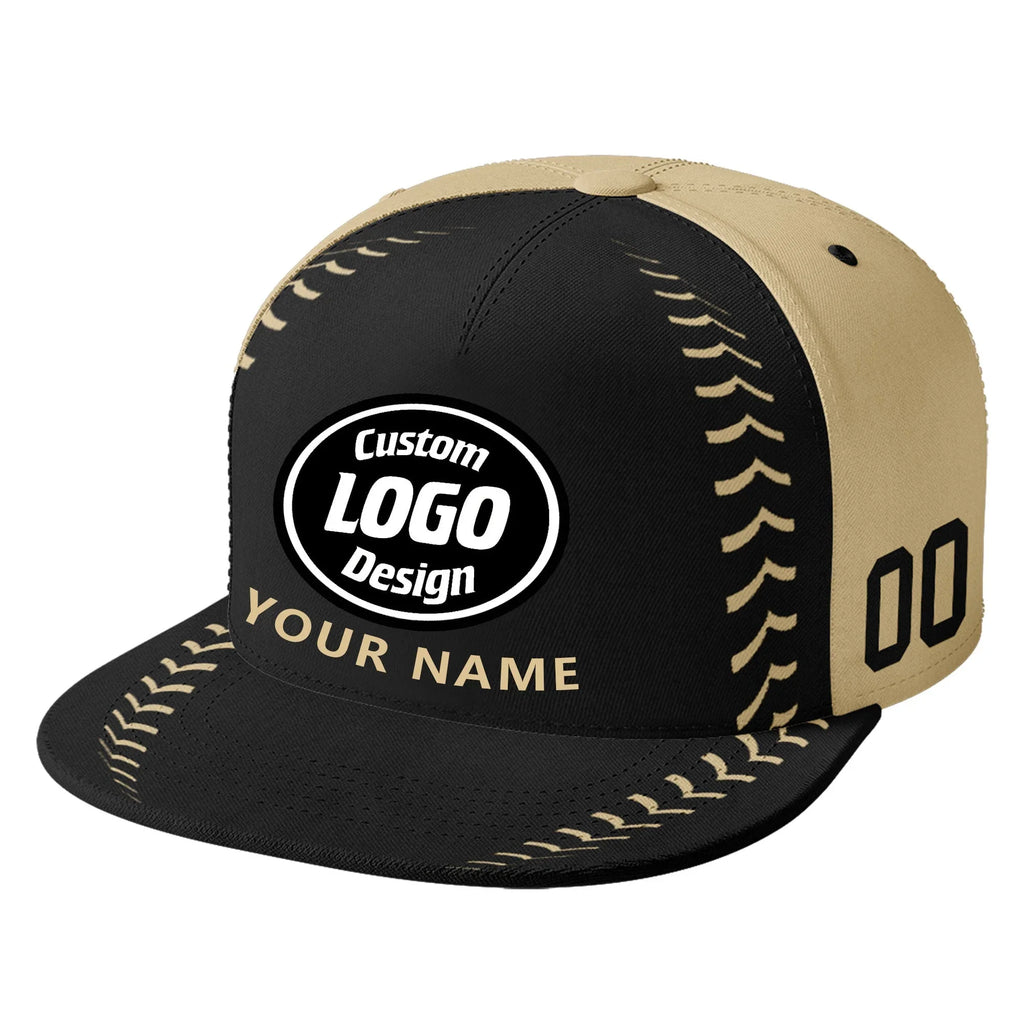 Custom Sport Design Hat Stitched Adjustable Snapback Personalized Baseball Cap PR067B-bd0b00d9-a8 - Coolcustomize