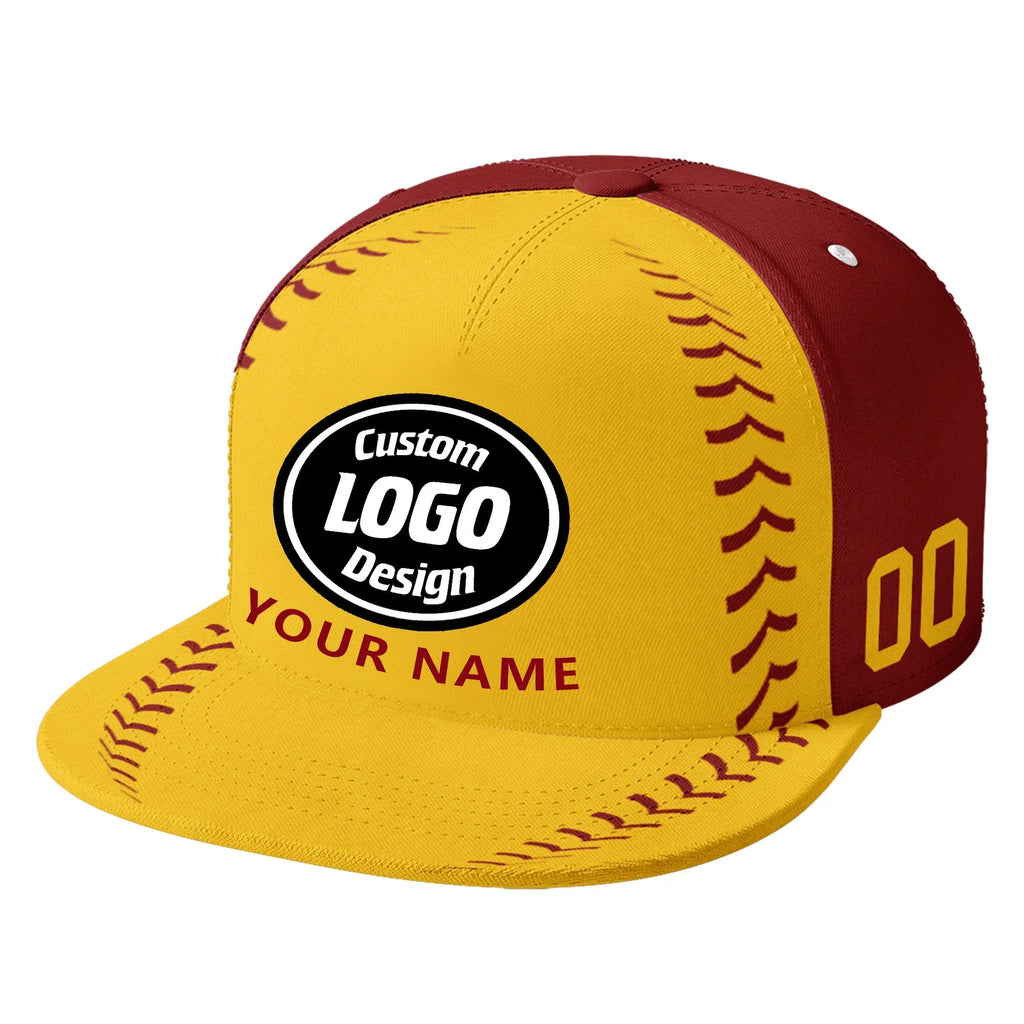 Custom Sport Design Hat Stitched Adjustable Snapback Personalized Baseball Cap PR067B-bd0b00d9-aa - Coolcustomize