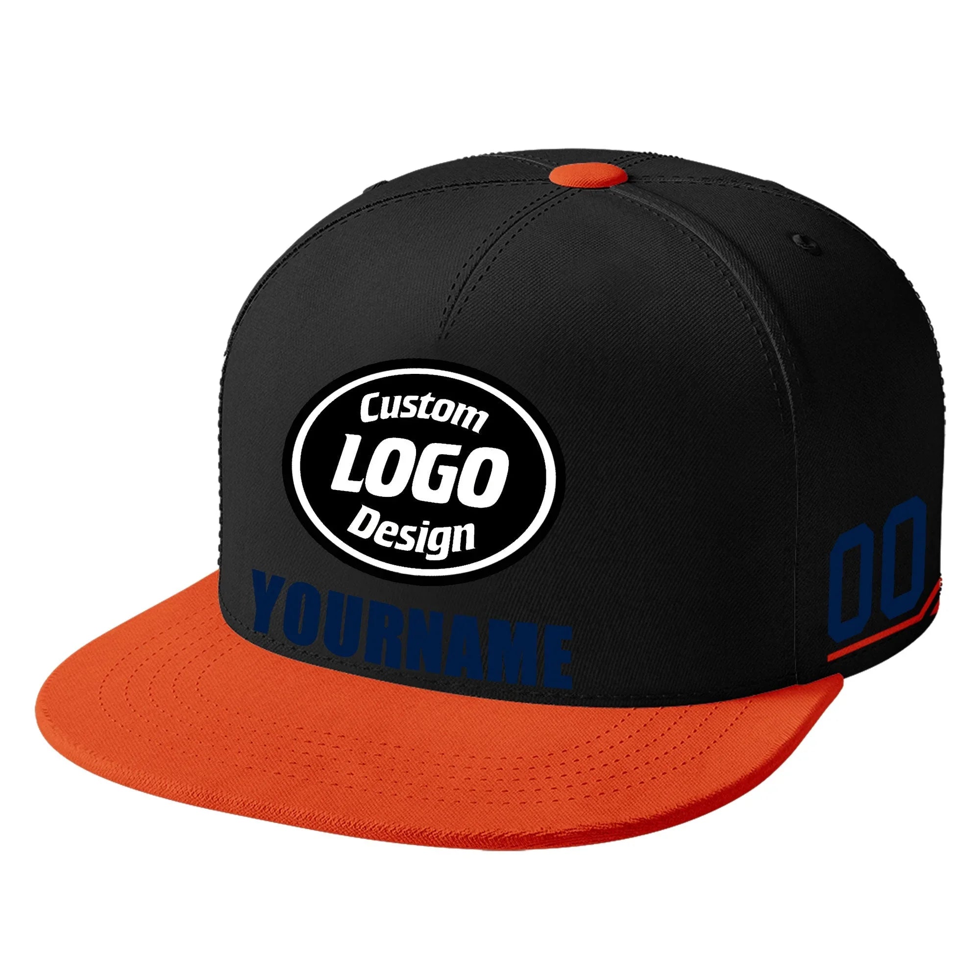 Custom Black Orange Jersey MaxSoul Shoes and Hat Combo Offer Personalized ZH-bd0b007e-a - Coolcustomize