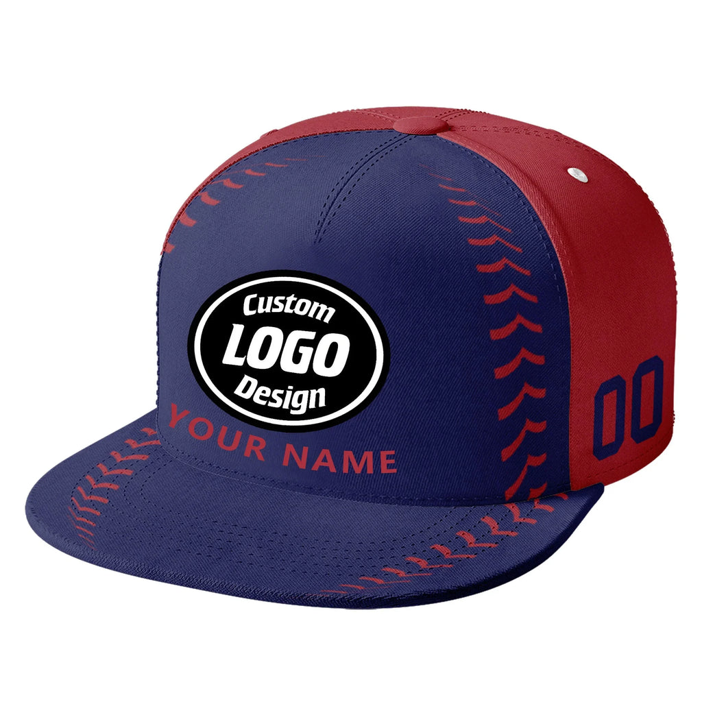 Custom Sport Design Hat Stitched Adjustable Snapback Personalized Baseball Cap PR067B-bd0b00d9-ba - Coolcustomize