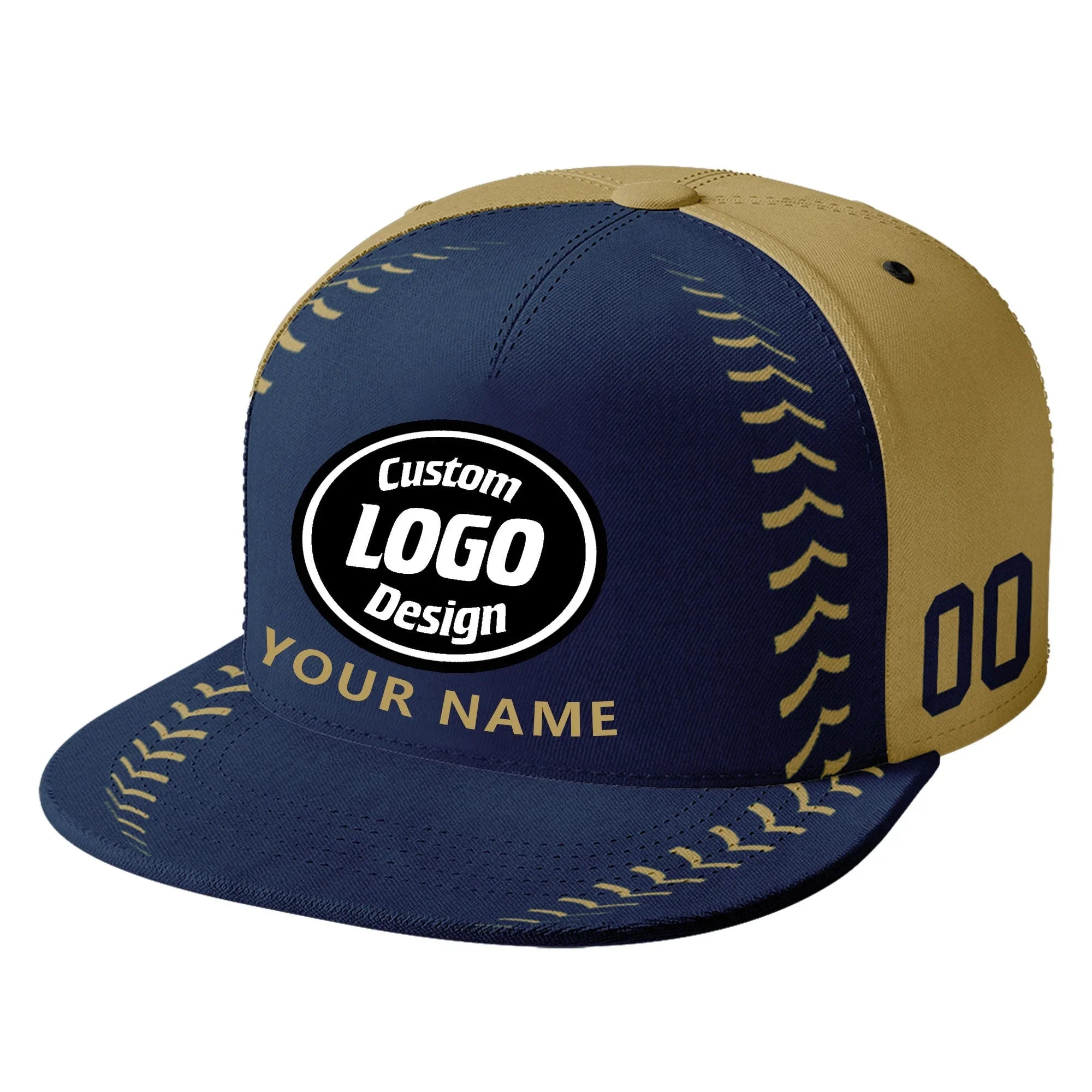 Custom Sport Design Hat Stitched Adjustable Snapback Personalized Baseball Cap PR067B-bd0b00d9-af - Coolcustomize