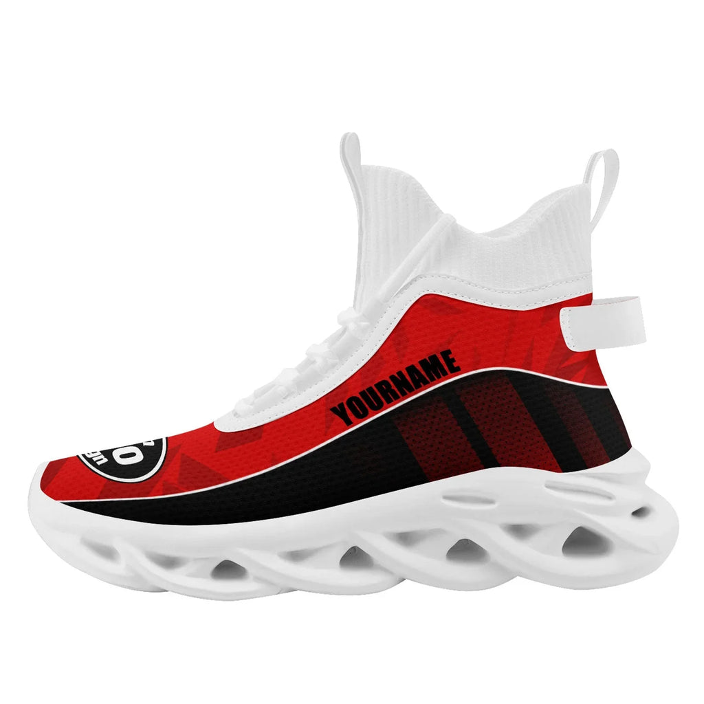 Custom Black Red Maxsoul Shoes Personalized Sneaker FN029A-D020158-2 - Coolcustomize