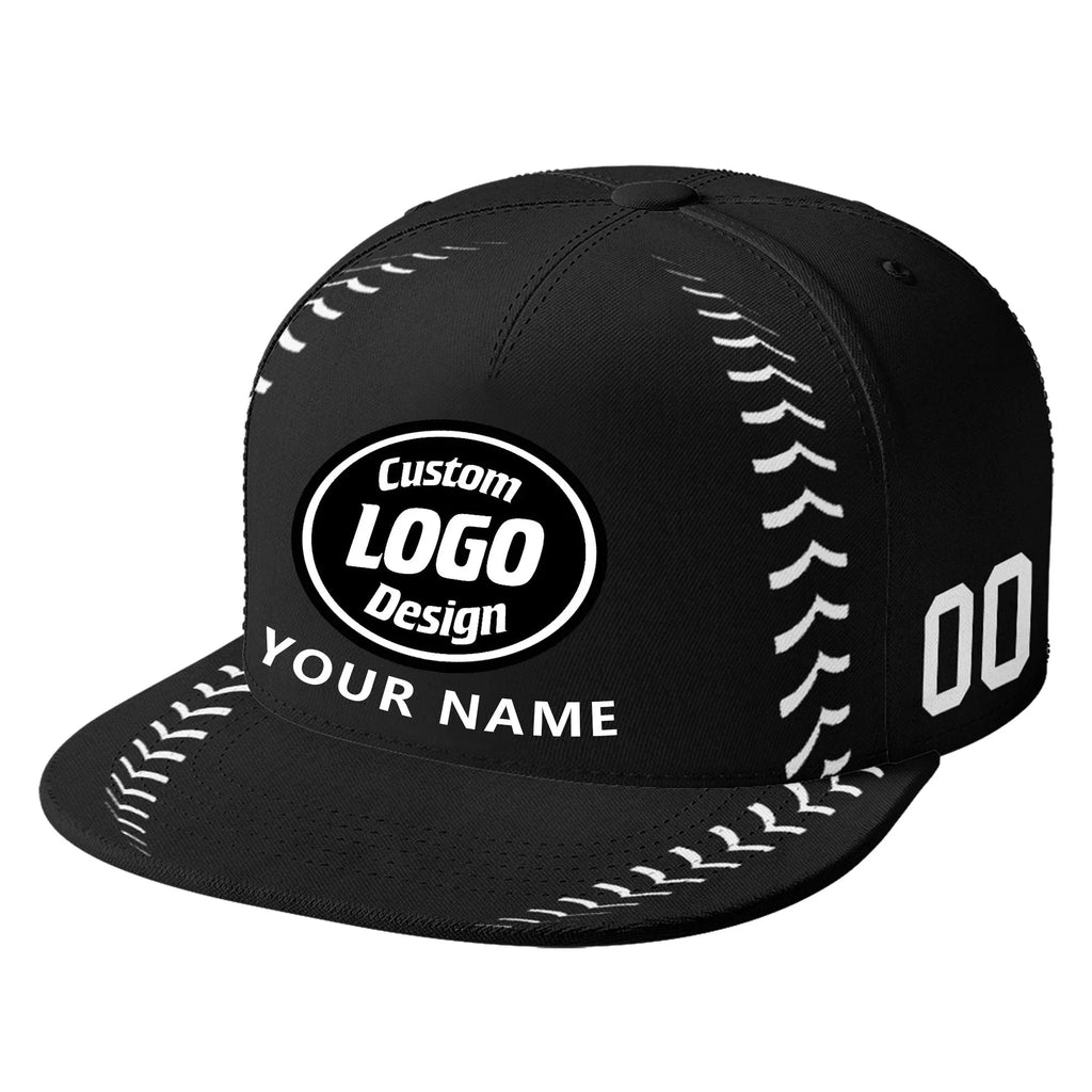 Custom Sport Design Hat Stitched Adjustable Snapback Personalized Baseball Cap PR067B-bd0b00d9-c0 - Coolcustomize