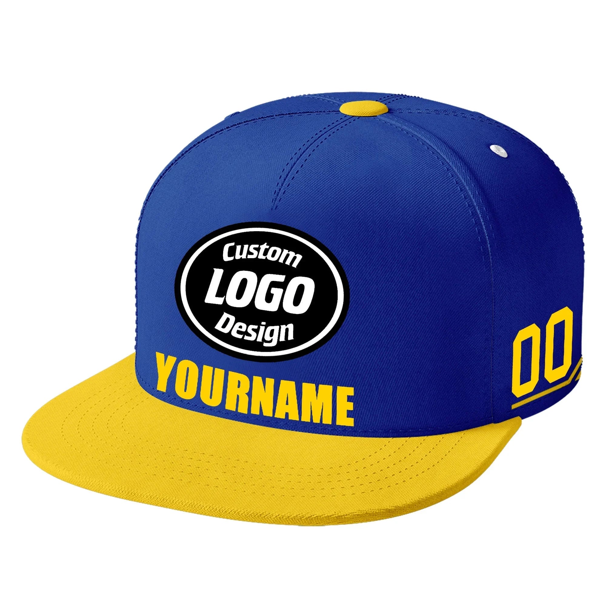 Custom Blue Yellow Jersey MaxSoul Shoes and Hat Combo Offer Personalized ZH-bd0b007e-a0 - Coolcustomize