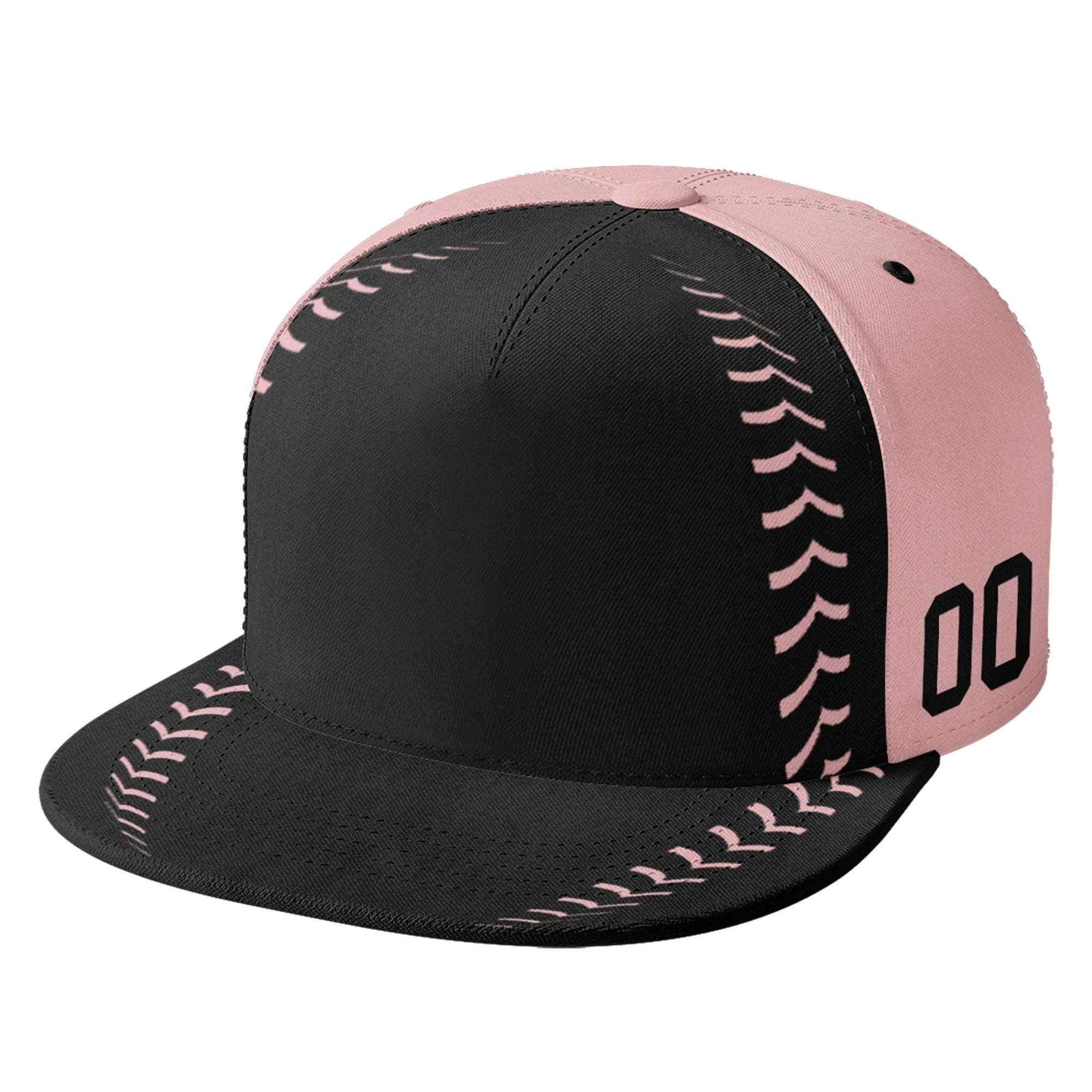Custom Sport Design Hat Stitched Adjustable Snapback Personalized Baseball Cap PR067B-bd0b00d9-b8 - Coolcustomize