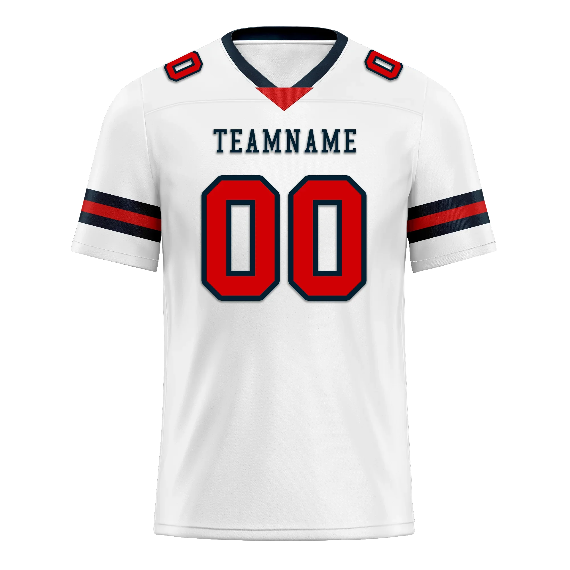 Custom White Classic Style Personalized Authentic Football Jersey FBJ02-bd0a70b7 - Coolcustomize