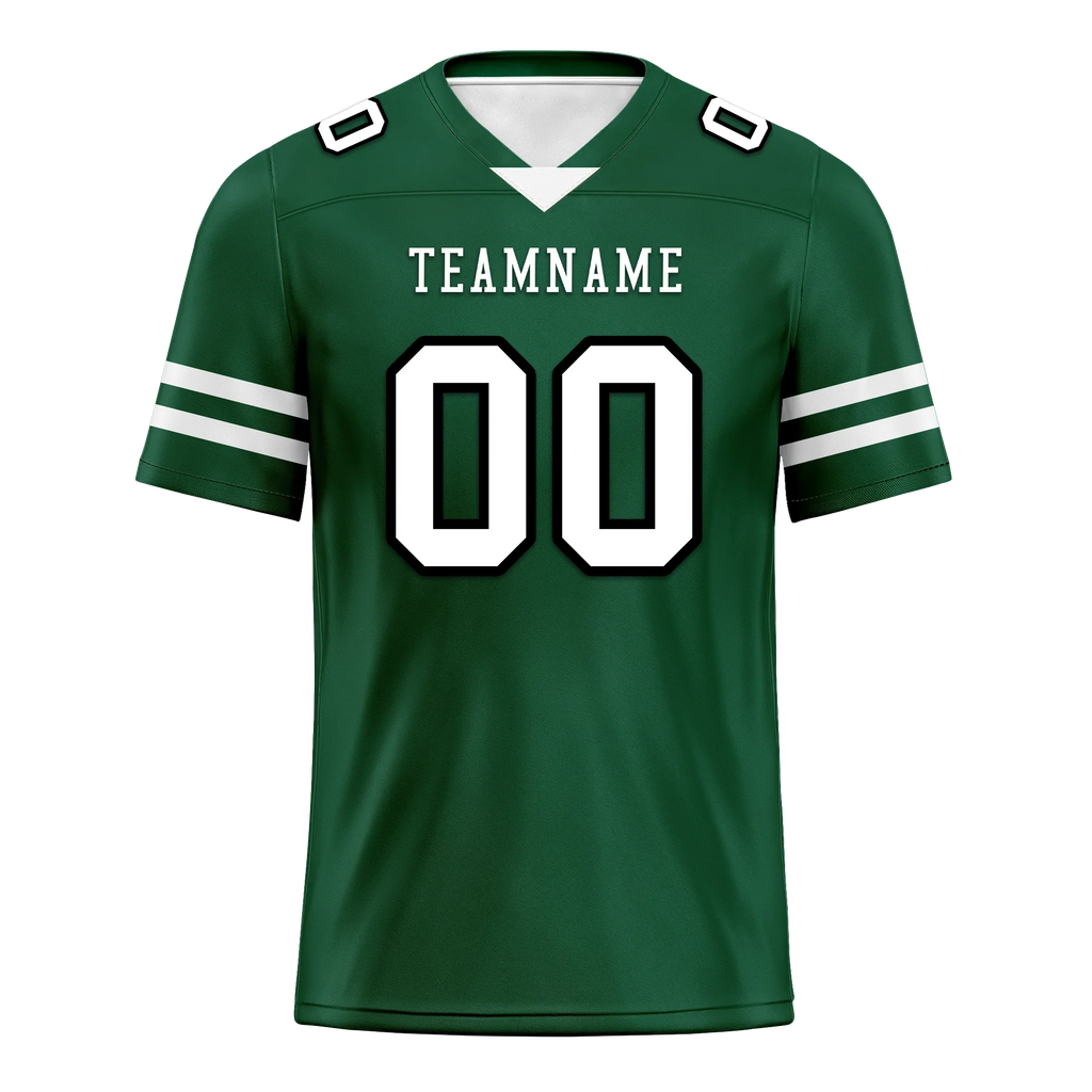 Custom Green Classic Style Personalized Authentic Football Jersey FBJ02-bd0a70a9 - Coolcustomize