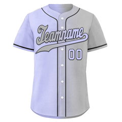 Custom Purple Grey Gradient Fashion Personalized Authentic Baseball Jersey BSBJ01-D0a7a0f