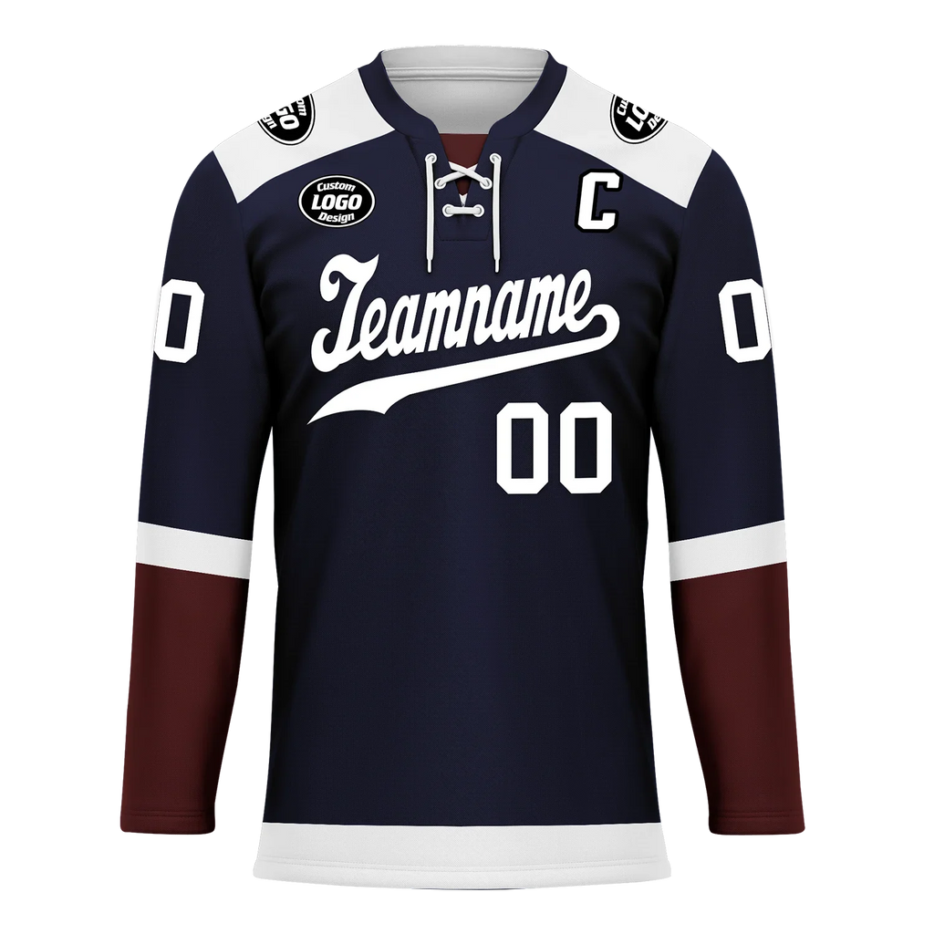 Custom Blue Personalized Hockey Jersey HCKJ01-D0a70eb - Coolcustomize