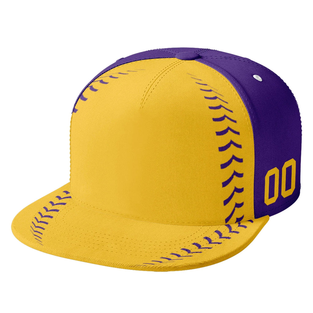 Custom Sport Design Hat Stitched Adjustable Snapback Personalized Baseball Cap PR067B-bd0b00d9-bb - Coolcustomize