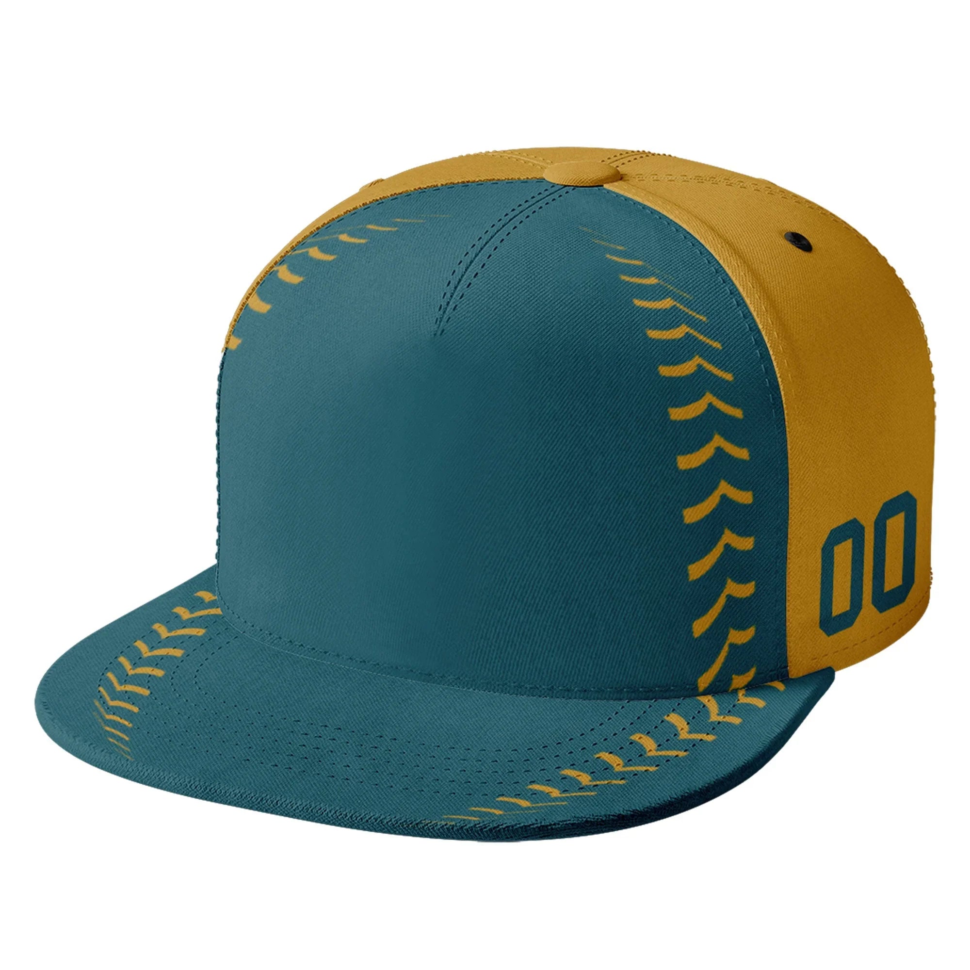 Custom Sport Design Hat Stitched Adjustable Snapback Personalized Baseball Cap PR067B-bd0b00d9-b - Coolcustomize