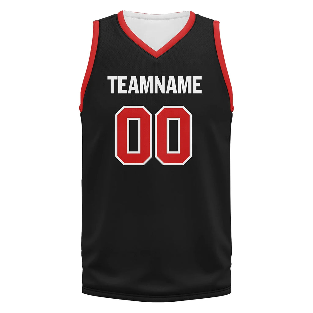 Custom Black Red Classic Style Sports Uniform Basketball Jersey BBJ01-bd0a700f - Coolcustomize