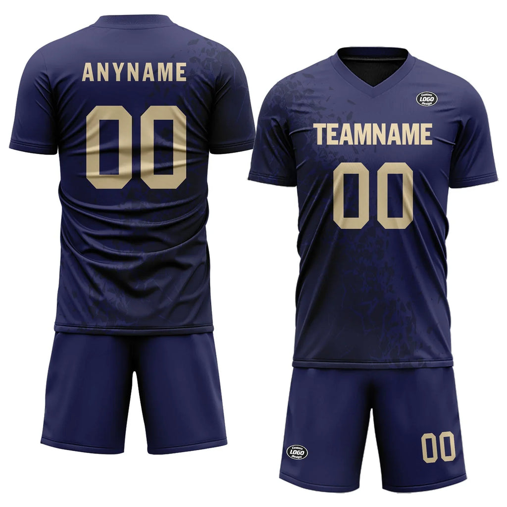 Custom Blue Soccer Sets Jersey Personalized SCJ101-D28032 - Coolcustomize