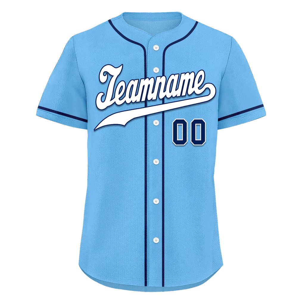 Custom Aqua Classic Style White Personalized Authentic Baseball Jersey BSBJ01-bd0fa0d - Coolcustomize