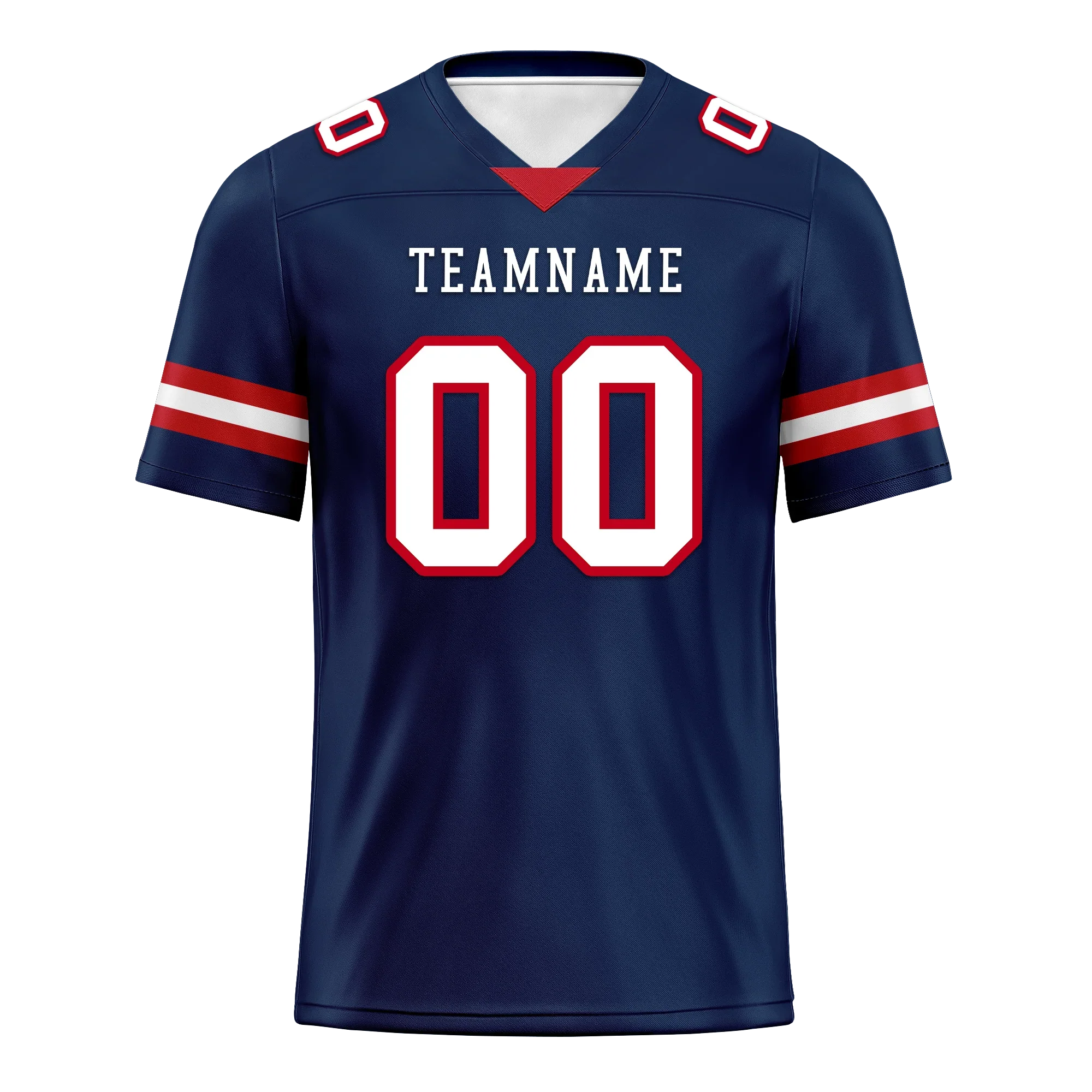 Custom Blue Classic Style Personalized Authentic Football Jersey FBJ02-bd0a70b0 - Coolcustomize