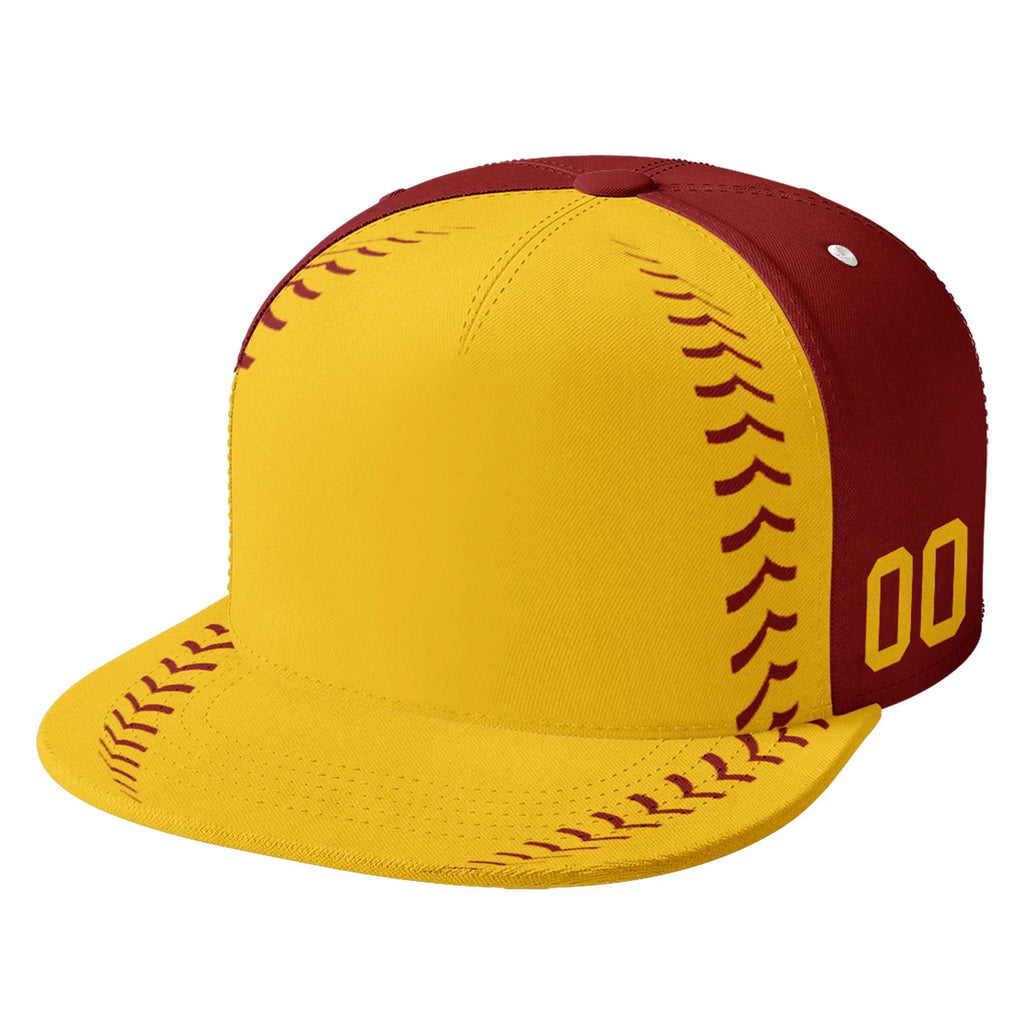 Custom Sport Design Hat Stitched Adjustable Snapback Personalized Baseball Cap PR067B-bd0b00d9-aa - Coolcustomize