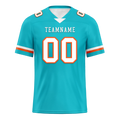 Custom Cyan Classic Style Personalized Authentic Football Jersey FBJ02-bd0a70ba - Coolcustomize