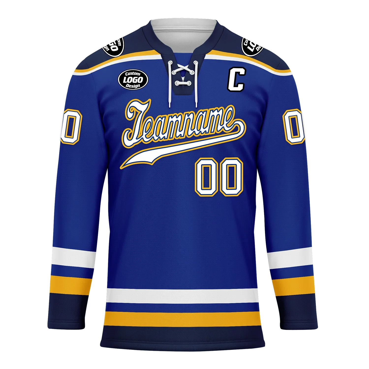 Custom Blue Personalized Hockey Jersey HCKJ01-D0a70cd - Coolcustomize